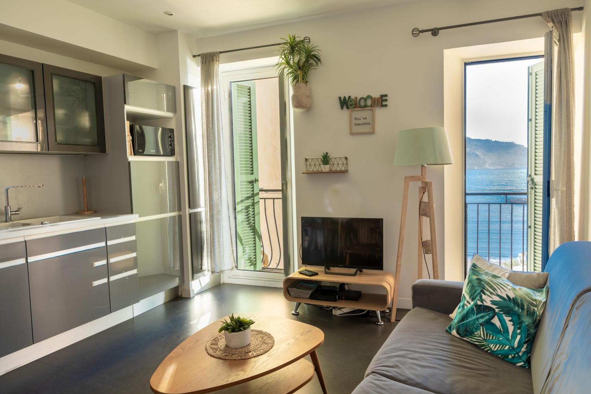 Les Sablettes Apartment Menton Bagian luar foto