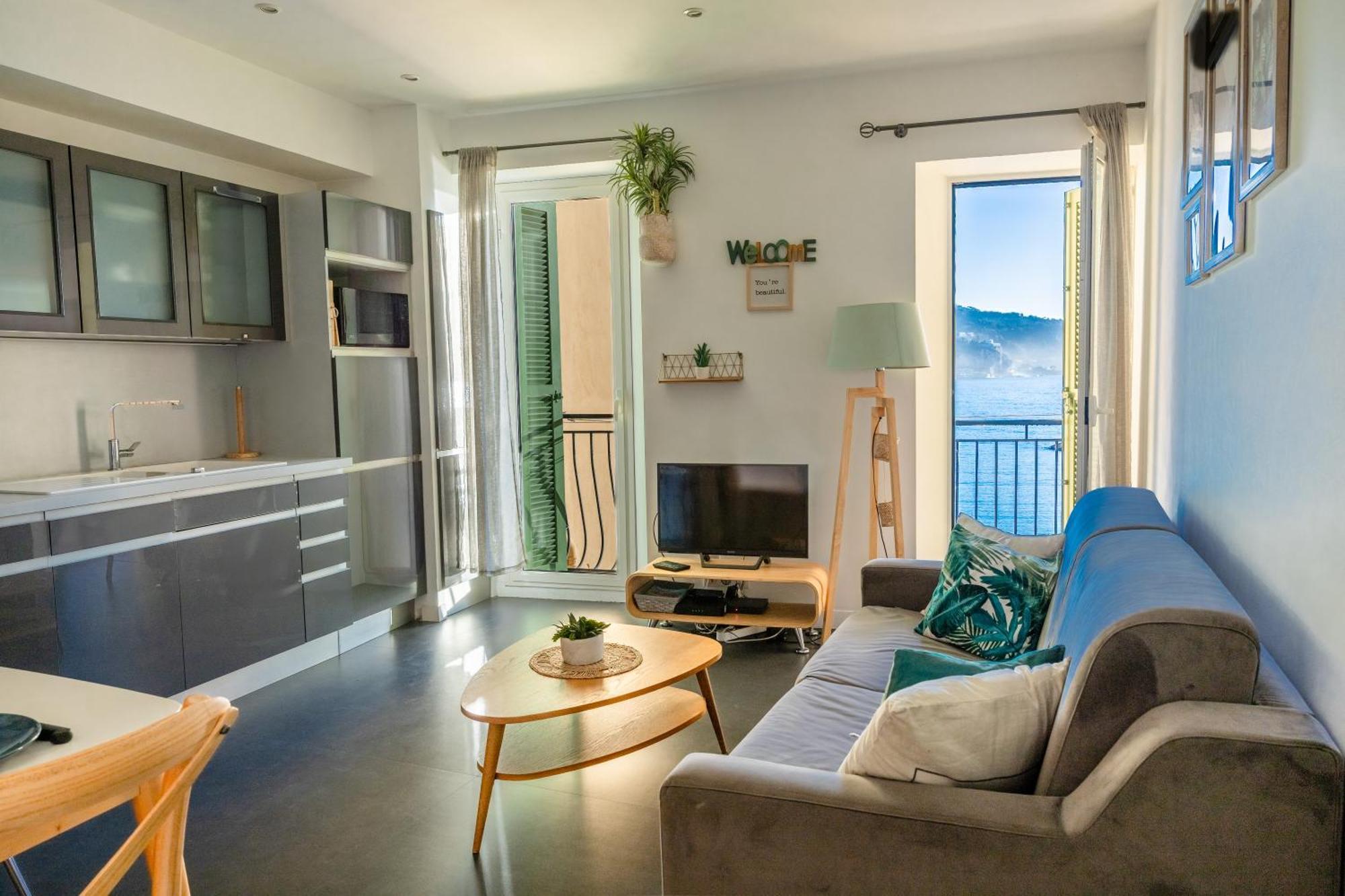 Les Sablettes Apartment Menton Bagian luar foto