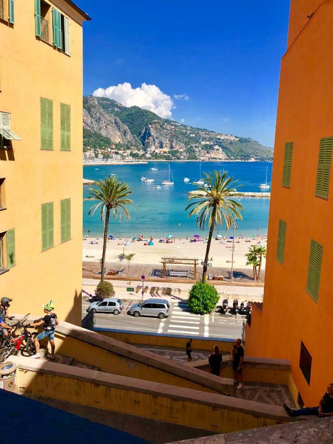 Les Sablettes Apartment Menton Bagian luar foto