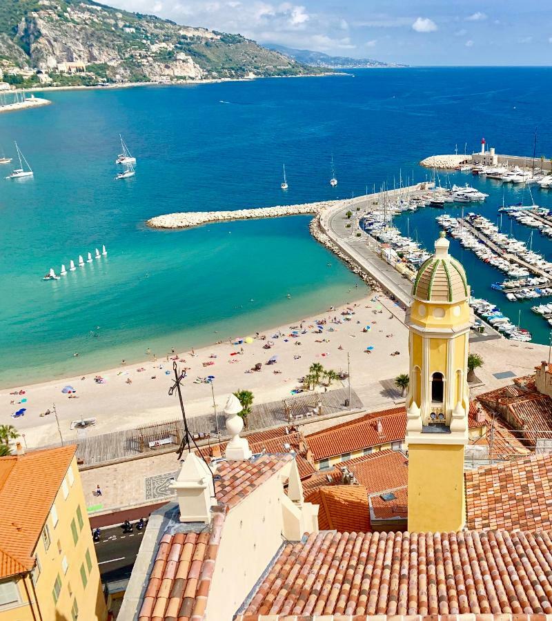 Les Sablettes Apartment Menton Bagian luar foto