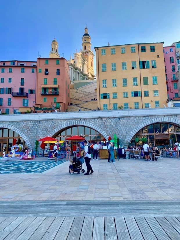 Les Sablettes Apartment Menton Bagian luar foto